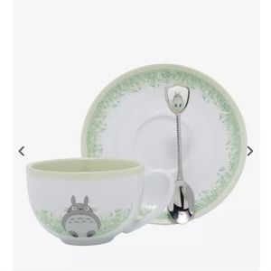 Discontinued | TOTORO Studio Ghibli My Neighbor Totoro Teacup & Spoon Set